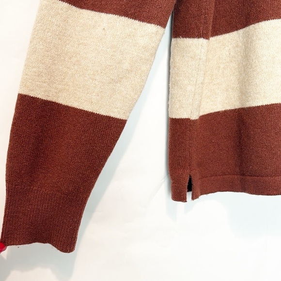 J. Crew Men's Rugged Merino Rugby Sweater (L) - Picture 4 of 7